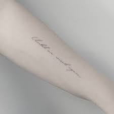 Until We Meet Again Tattoo On The Left Forearm Tattoo Artist Kane Navasard Remeberance Tattoos Word Tattoos Forearm Tattoo Quotes