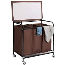 Maybe you would like to learn more about one of these? Marble Field 3 Bag Heavy Duty Rolling Laundry Cart With Ironing Board Laundry Room Organizer With Wheels Brown Storage Organization Home Kitchen Guardebem Com