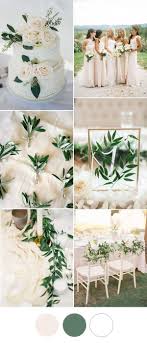 Simple Elegant Blush Olive Greenery Wedding Color Ideas 2017 Popular Wedding Colors Wedding Color Schemes Wedding Decorations
