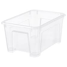 Samla Transparent Box 28x19x14 Cm 5 L Ikea Ikea Samla Ikea Storage Boxes With Lids