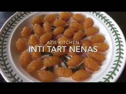 So letakkan jem nenas ke atas tart dan gulungkan. Inti Tart Nenas Azie Kitchen Youtube