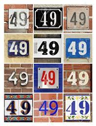 Official instagram account of the 5x super bowl champion san francisco 49ers. Number 49 Collage Of House Numbers Forty Nine Stock Photo Picture And Royalty Free Image Image 38640389