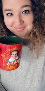 Cute Christmas mug alert! Drinking my happy coffee before I go out  shopping. It'll give me a boost of energy and put me in a good mood, both  of which I need