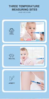 For best results in babies and toddlers up to 3 years of age, the american academy of pediatrics advises taking the temperature in the rectum. Clinical Digital Thermometer With Flexible Tip Oral Rectal Armpit Thermometers For Baby Buy Clinical Digital Thermometer Digital Oral Thermometer Baby Digital Thermometers Product On Alibaba Com