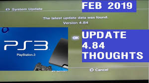 Ps3 Firmware Update 4 84 Thoughts By Darshd Youtube