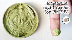Whisk the two ingredients together until they're combined in a paste. Homemade Cream For Pimples Unbelievable Results Diy Night Cream For Pimples Youtube