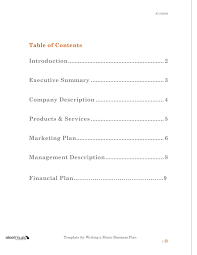 Template For Writing A Music Business Plan