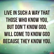 We sense this in her quiet gestures, as recounted by the infancy narratives in the gospel. Live In Such A Way Knowing God Bible Quotes Inspirational Quotes