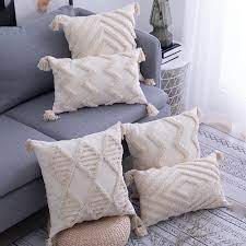 Find great deals on living room throw pillows at kohl's today! Boho Pillowcase Sofa Cushion Cover Square Decor Pillows Home Decor Bedroom Living Room Woven Modern Large Tassel Pillow Cover Cushion Cover Aliexpress