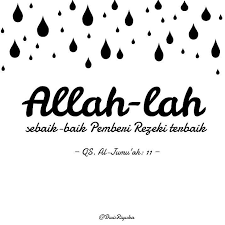 Semua datang dari allah kredit by. Dwis Riyuka Dia Memberi Rezeki Dari Arah Yang Tidak