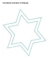 bricolage noel etoile en vitrail sur papier de soie coloriage mal gorge