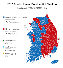 South Korean Presidential Election Results 2017 Vivid Maps