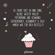 18 Geburtstag Die Besten Spruche Und Gluckwunsche Geburtstag Zitate Geburtstag Spruche Kurz 18 Geburtstag Spruch