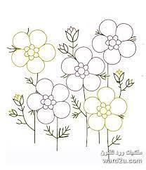 نتيجة بحث الصور عن رسومات التطريز بشرائط الساتان embroidery inspiration embroidery patterns flower doodles