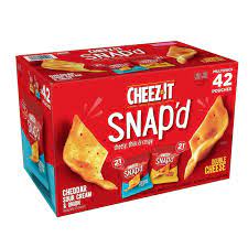 Amazon Com Cheez It Family Favorite Snap D Snack Crackers Variety Pack Perfect For Kids And Adults 42 X 0 75 Oz