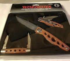 Brand new, never used, in original tin. Winchester 200th Commemorative 3 Piece Knife Gift Set 25 95 Picclick