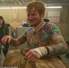 Ed sheeran anybody wanna add me to their board or add to mine. Ed Sheeran S Tattoo Artist Claims His Body Art Is S T Daily Mail Online