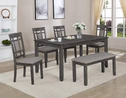 Match your unique style to your budget with a brand new gray dining room tables to transform the look of your room. 2325 Paige Gray Dining Room Set With Bench Urban Furniture Outlet