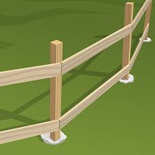 The fb is designed for connecting fence posts to rails. How To Install Split Rail Fence The Home Depot