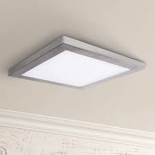 The energy efficient dc motor. Platter 13 Square Brushed Nickel Led Outdoor Ceiling Light 61x66 Lamps Plus
