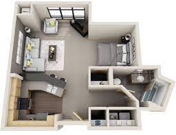 Studio 1 Bathroom Starting At 1 190 554 Sq Ft Sims House Design Apartment Layout Apartment Floor Plans