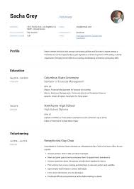 Career objectives especially come in handy for newly graduated. Volunteer Resume Sample Writing Guide Pdf S 2019