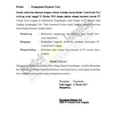 Bri agro kredit karyawan tetap. Contoh Sk Pengangkatan Karyawan Swasta Lengkap Berbagai Contoh
