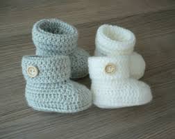 Crochet Baby Booties Etsy