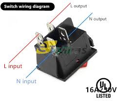 It shows the components of the circuit as simplified shapes, and the power and signal links between the devices. 4 Pin Rocker Switch Wiring Diagram
