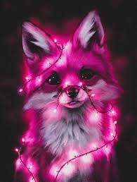 Pink Fox Cute Fantasy Creatures Baby Animal Drawings Cute Animal Drawings Kawaii