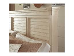 50 beautiful coastal chic bedroom retreats. Signature Design By Ashley Bolanburg Queen Louvered Headboard Panel Bed Royal Furniture Panel Beds