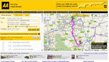 AA Route Finder