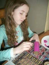 Pams Party & Practical Tips: Crafting with Kara- Cardboard Tube Flowers