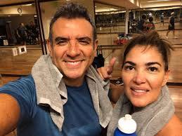 Ahora que debo estar al 100 para #AsiSeBaila de Un Nuevo Día no podría  tener mejor compañera de entrenamiento que mi mujer Paulina. #TeamSandarti