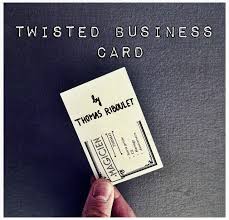 All of our styles and designs are free we don't offer low quality designs for free then charge more for the better. Twisted Business Card By Thomas Riboulet Instant Download