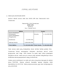 Pada tahun 2005 terdapat penjualan tanah pemda seluas 1.050 m2 dengan harga rp1.000,00 per m2. Doc Contoh Jurnal Akuntansi Docx Akbar P Bryan Academia Edu