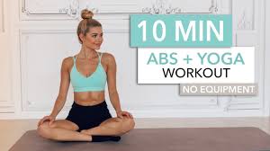 Namaste has become a signifier of the end of a yoga class. 10 Min Abs Yoga A Slow And Relaxed Workout For Super Strong Abs No Equipment I Pamela Reif Youtube