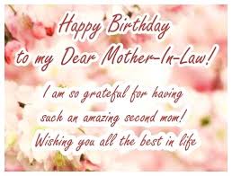 Happy Birthday To My Dear Mother In Law Ecard Greetingshare Birthday Wishes For Mother Birthday Message For Mother Wishes For Mother