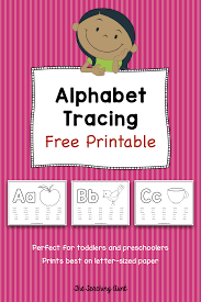 Use in preschool or kindergarten. Alphabet Tracing Free Printable The Teaching Aunt
