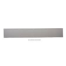 It has a strong structure that offers years of uninterrupted use, while its appealing design makes it pleasing to the eye, and facilitates its irresistible visual charm. Aluminum Door Kick Plates At Lowes Com