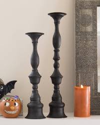 Metal Candlesticks Thin Cast Candle Stick Box Tall Black