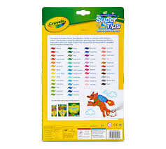 Washable Super Tips Markers 50 Count Crayola