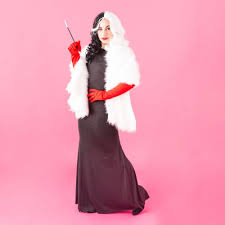 Here is a list of what you will need to put together a diy cruella costume Bring The Cackle With This Diy Cruella De Vil Halloween Costume Brit Co