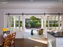 Sliding Door To Courtyard Home Modern Farmhouse Exterior House Interior