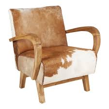 Shop birch lane for classics you'll love forever. Brown White Relax Cowhide Chair Temple Webster