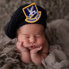 Crochet Beret Replica Photo Prop (air Force, Army, Military).