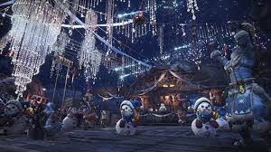 Download Monster Hunter World Holiday Joy Fest Lights Up The Gathering Hub In Monster Hunter World Iceborne Steam News