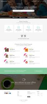 Quickfood Psd Delivery Or Takeaway Food Psd Quickfood Delivery Food With Images Psd Template Site Delivery