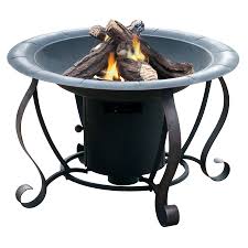 Do not place the pvc cover too close to fire pit when it's burning. Fire Pit Garden Treasures Fire Pit 0749279
