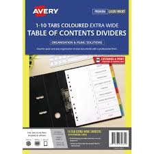 Interchangeable pilot type 17/64 hss counterbore, pgn 0.5 1/2 inch 25 pcs precision chrome steel bearing balls g25.new x4 avery big tab insertable extra. Avery Coloured A4 Dividers 10 Tab Extra Wide Officeworks